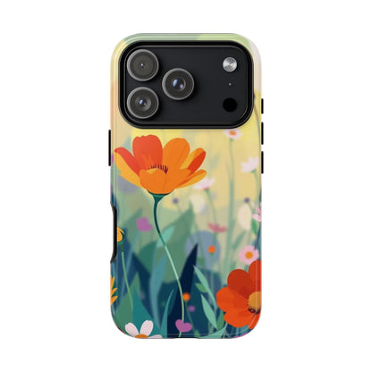 Pop Art Style Wildflower Design Phone Case - Multicolor Phone Case - iPhone 17 Pro / Glossy