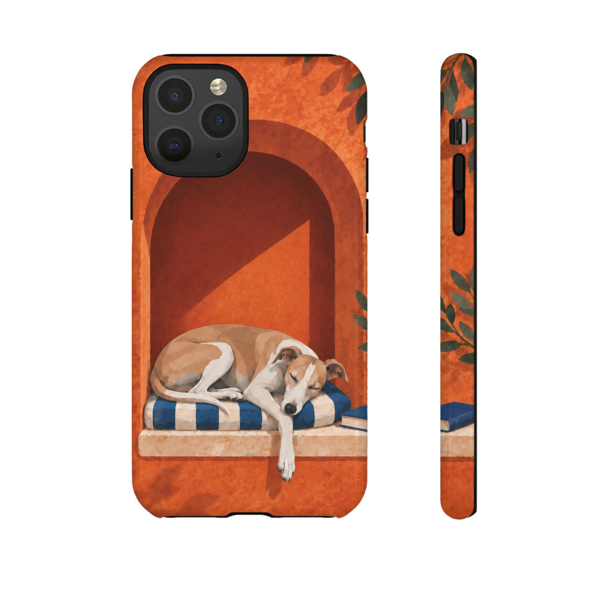 Whippet Siesta Nook Phone Case - Multicolor Phone Case - iPhone 11 Pro / Glossy