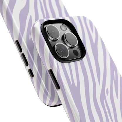 Lavender Tiger Print Phone Case