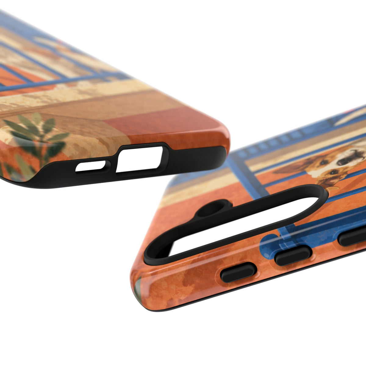 Jack Russell Terrier Balcony Busybody Phone Case - Multicolor Phone Case
