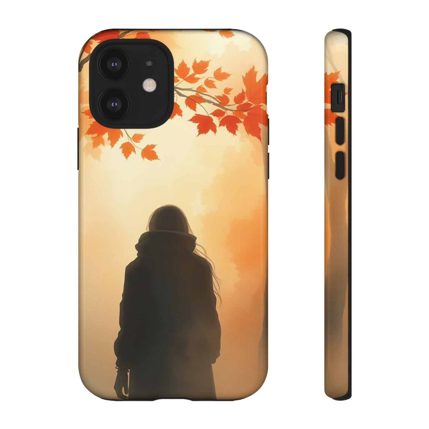 iPhone 12 / Glossy Phone Case - Watercolour Mysterious Woman Phone Case