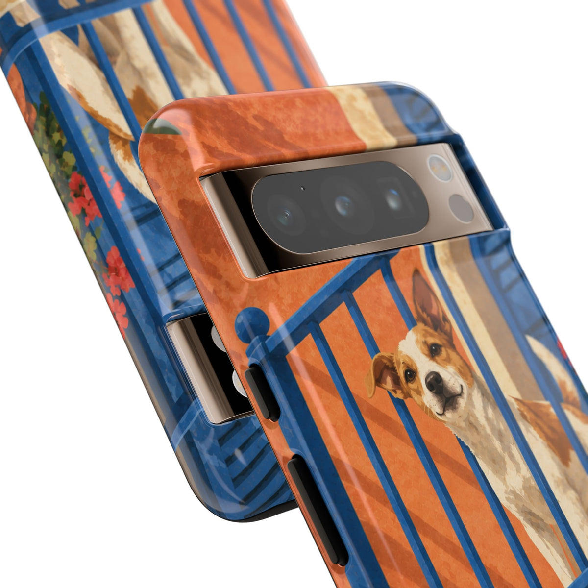 Jack Russell Terrier Balcony Busybody Phone Case - Multicolor Phone Case