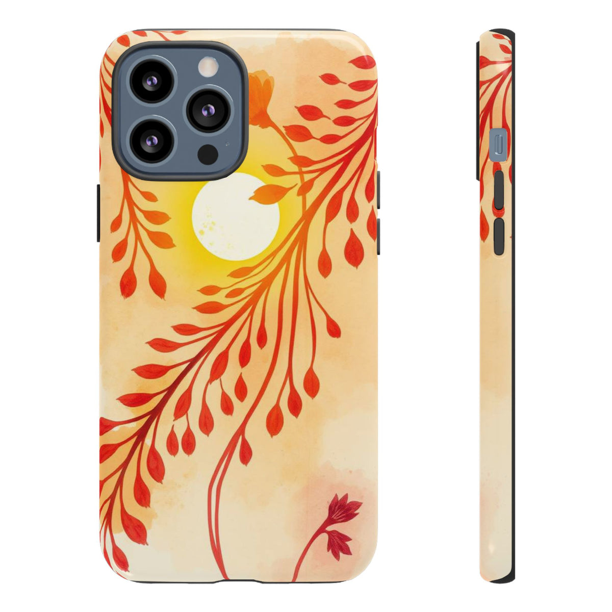 Boho Chic Watercolour Sunset Design Phone Case - Multicolor Phone Case - iPhone 13 Pro Max / Glossy