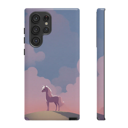 Samsung Galaxy S22 Ultra / Glossy Phone Case - Pony & Cloud Design Phone Case