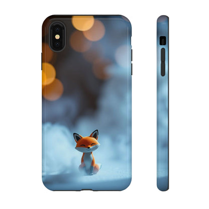 iPhone XS MAX / Glossy Phone Case - Cute Misty Fox Design Phone Case