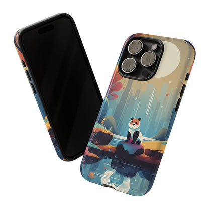 Stylised Panda Design Phone Case - Multicolor Phone Case