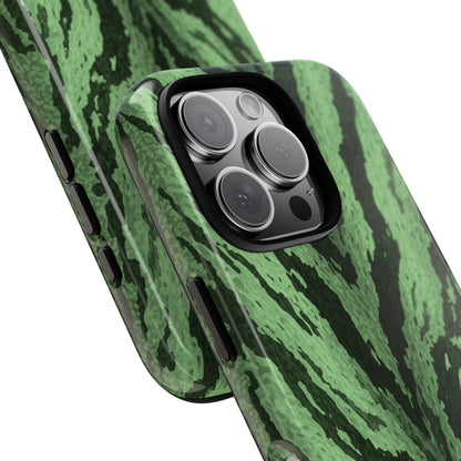 Sage Tiger Print Phone Case