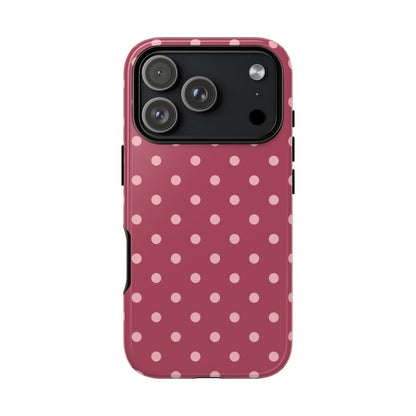 Pink Dot Pattern Phone Case