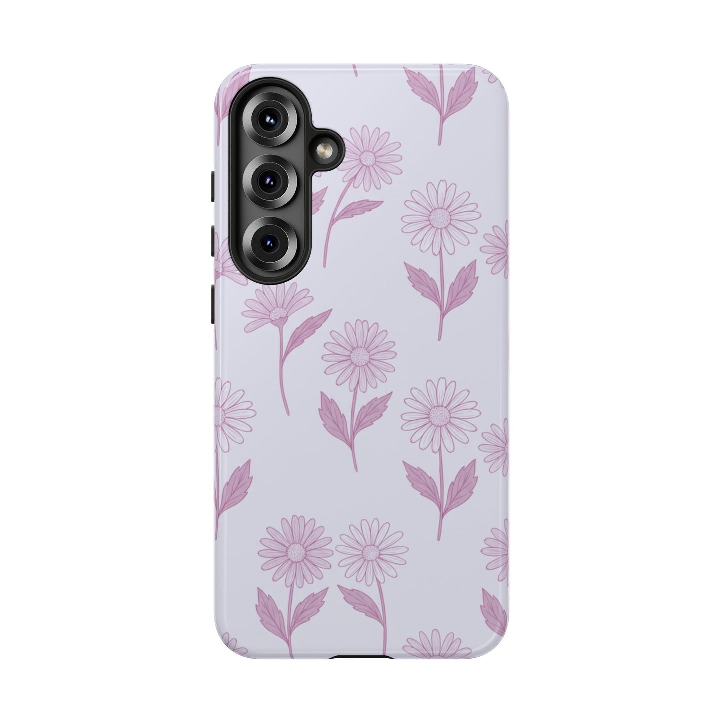 Pretty Lilac Daisy Pattern Phone Case