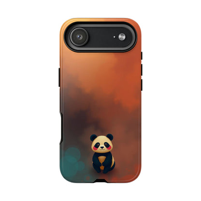 iPhone 17 Air / Glossy Phone Case - Cute Colourful Panda Design Phone Case