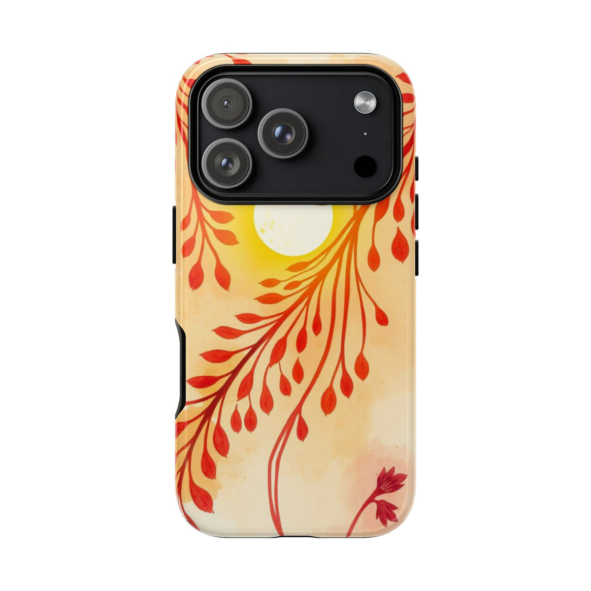 Boho Chic Watercolour Sunset Design Phone Case - Multicolor Phone Case - iPhone 18 Pro / Glossy