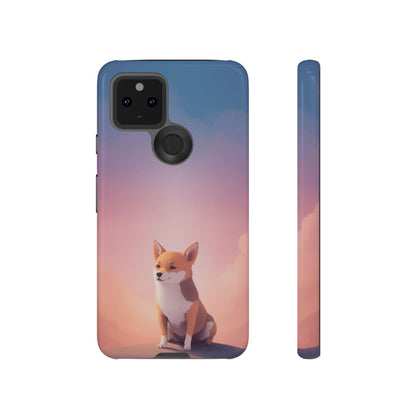 Cute Dog & Cloud Design "Good Doggo" Phone Case