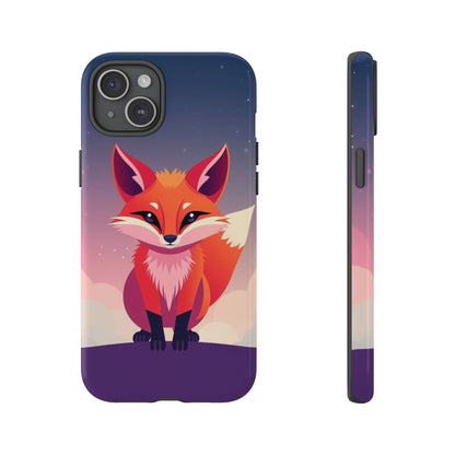 iPhone 15 Plus / Glossy Phone Case - Pop Art Fox Design Phone Case
