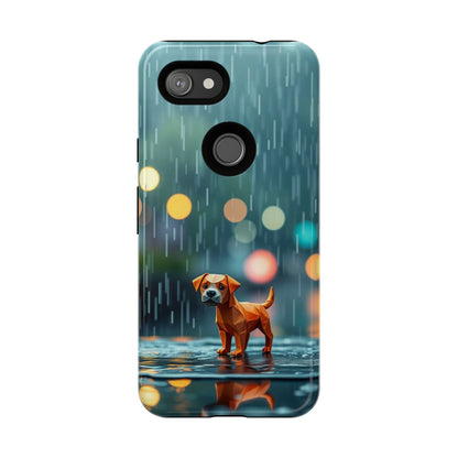 Origami 'Soggy Dog' Design Phone Case