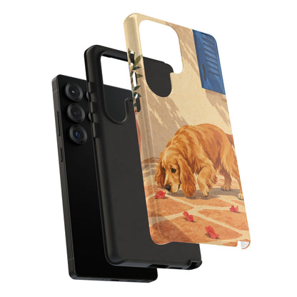 Cocker Spaniel Scent Trail Phone Case - Multicolor Phone Case