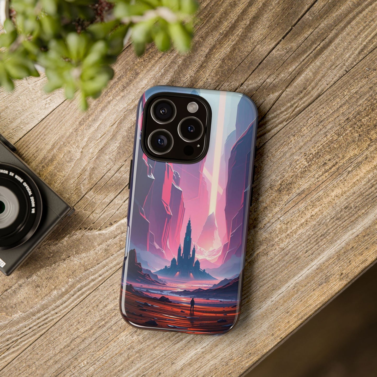 Alien Fortress Design Phone Case
