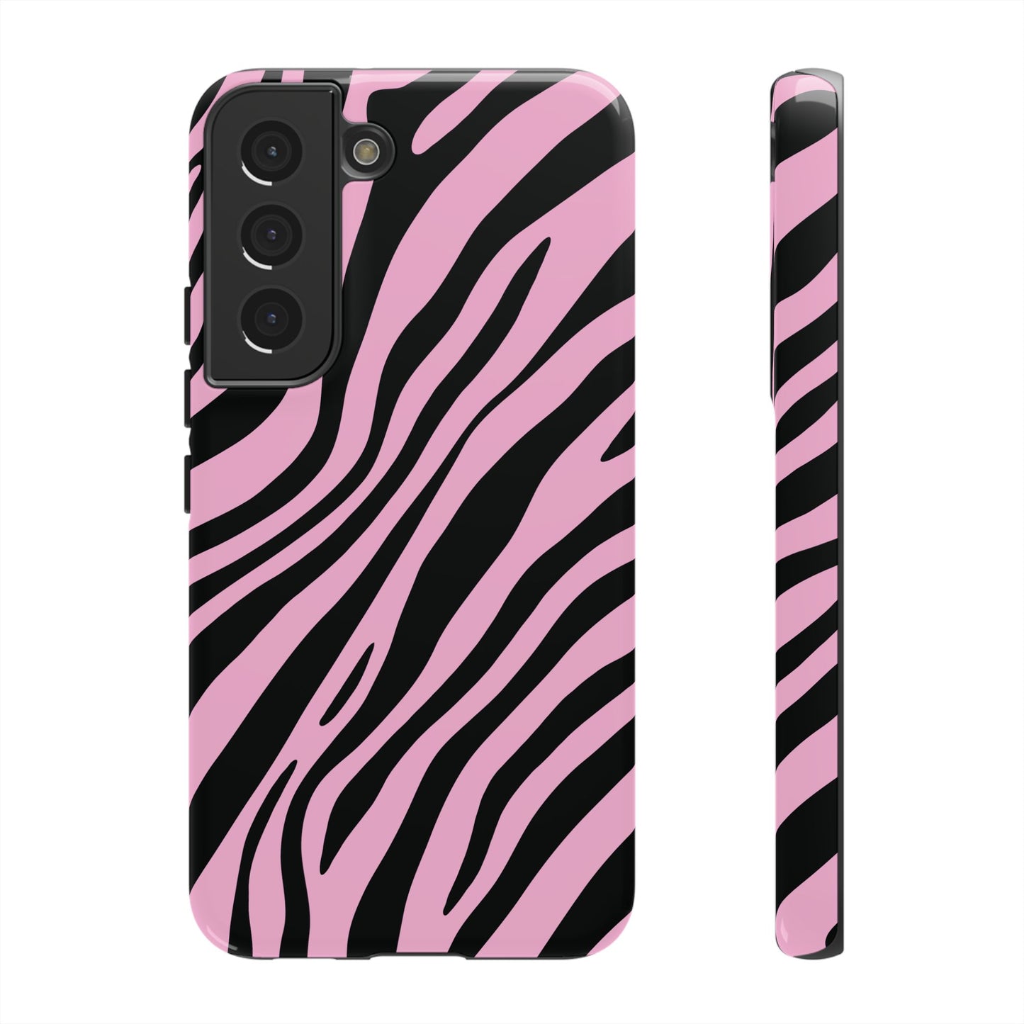 Modern Blush Zebra Print Phone Case