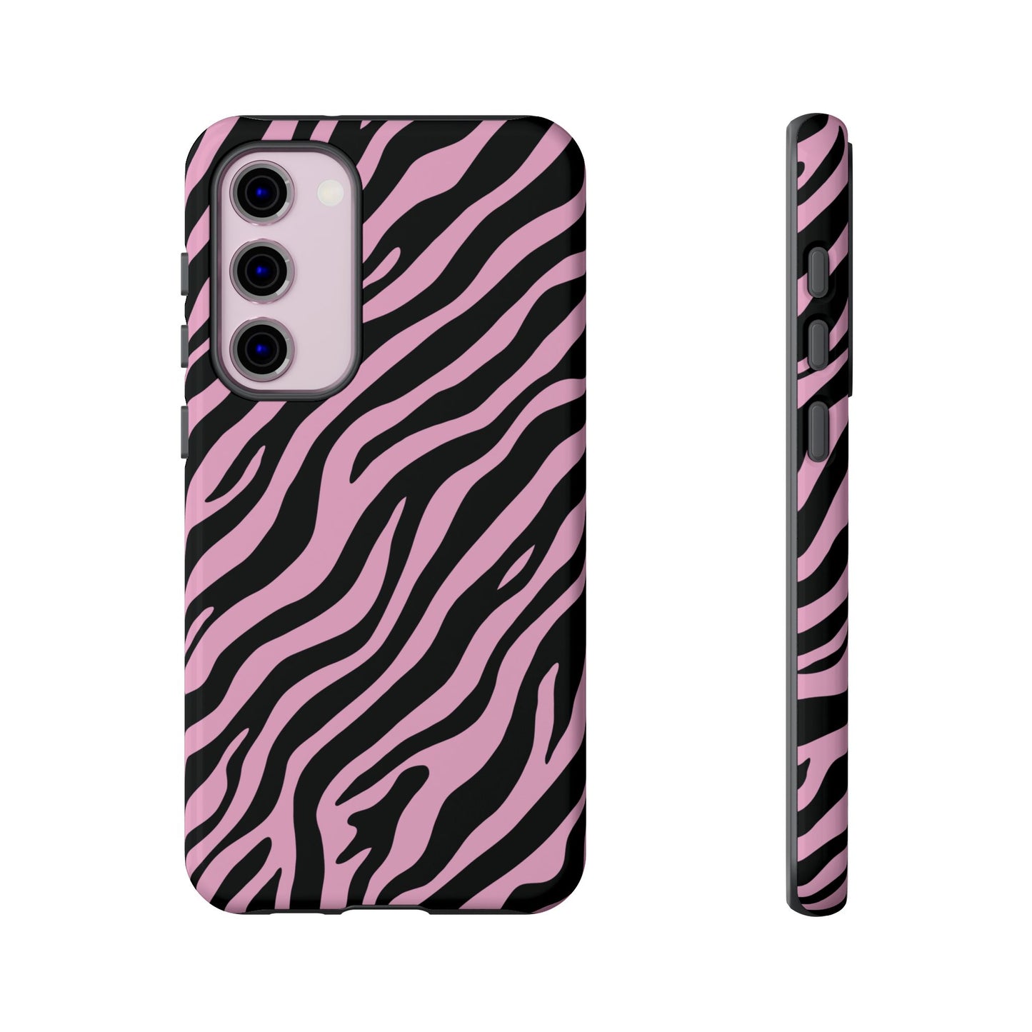 Stylish Blush Zebra Print Phone Case