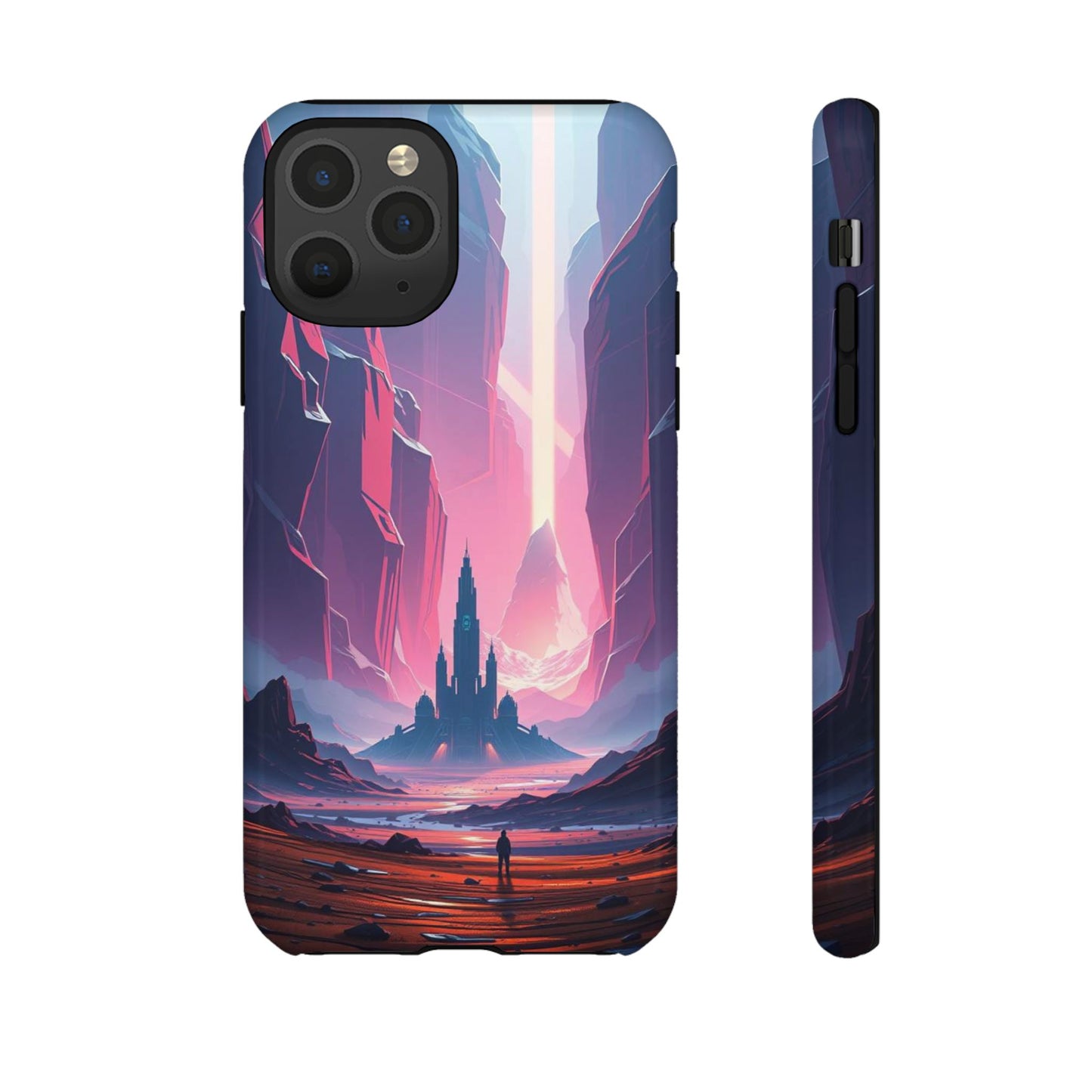 Alien Fortress Design Phone Case