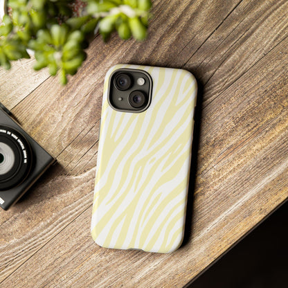 Buttercream Tiger Print Phone Case