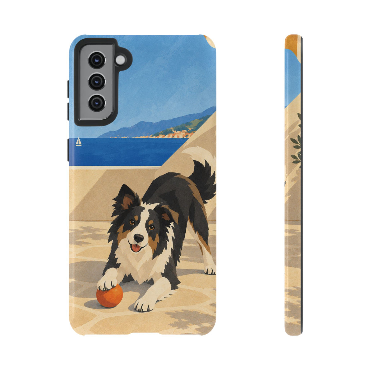 Border Collie One More Throw Phone Case - Multicolor Phone Case - Samsung Galaxy S21 Plus / Glossy