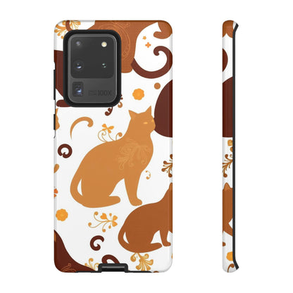 Abstract Cat Pattern Phone Case - Multicolor Phone Case - Samsung Galaxy S20 Ultra / Glossy