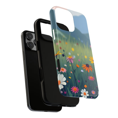 Vibrant Meadow Design Phone Case - Multicolor Phone Case