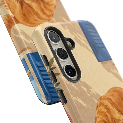 Cocker Spaniel Scent Trail Phone Case - Multicolor Phone Case