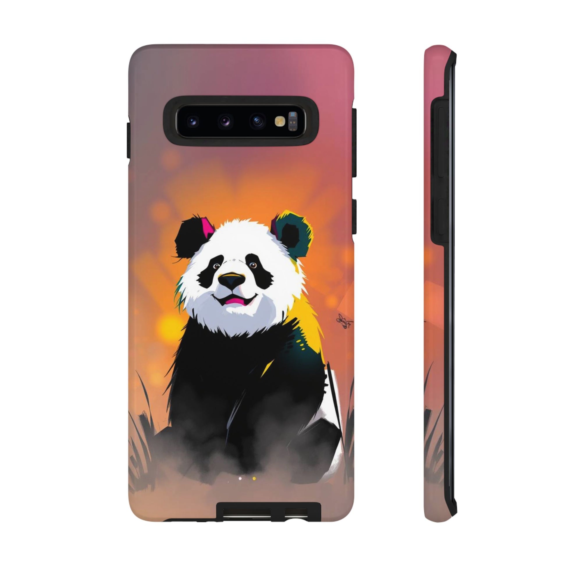 Pop Art Panda Design Phone Case - Multicolor Phone Case - Samsung Galaxy S10 / Glossy