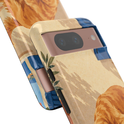 Cocker Spaniel Scent Trail Phone Case - Multicolor Phone Case