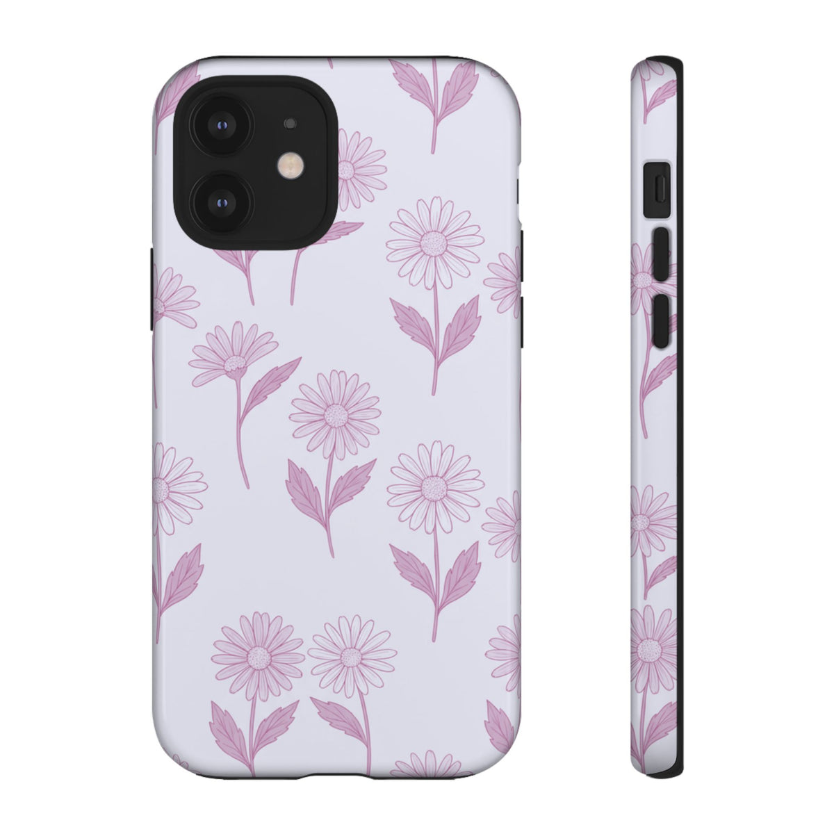 Pretty Lilac Daisy Pattern Phone Case