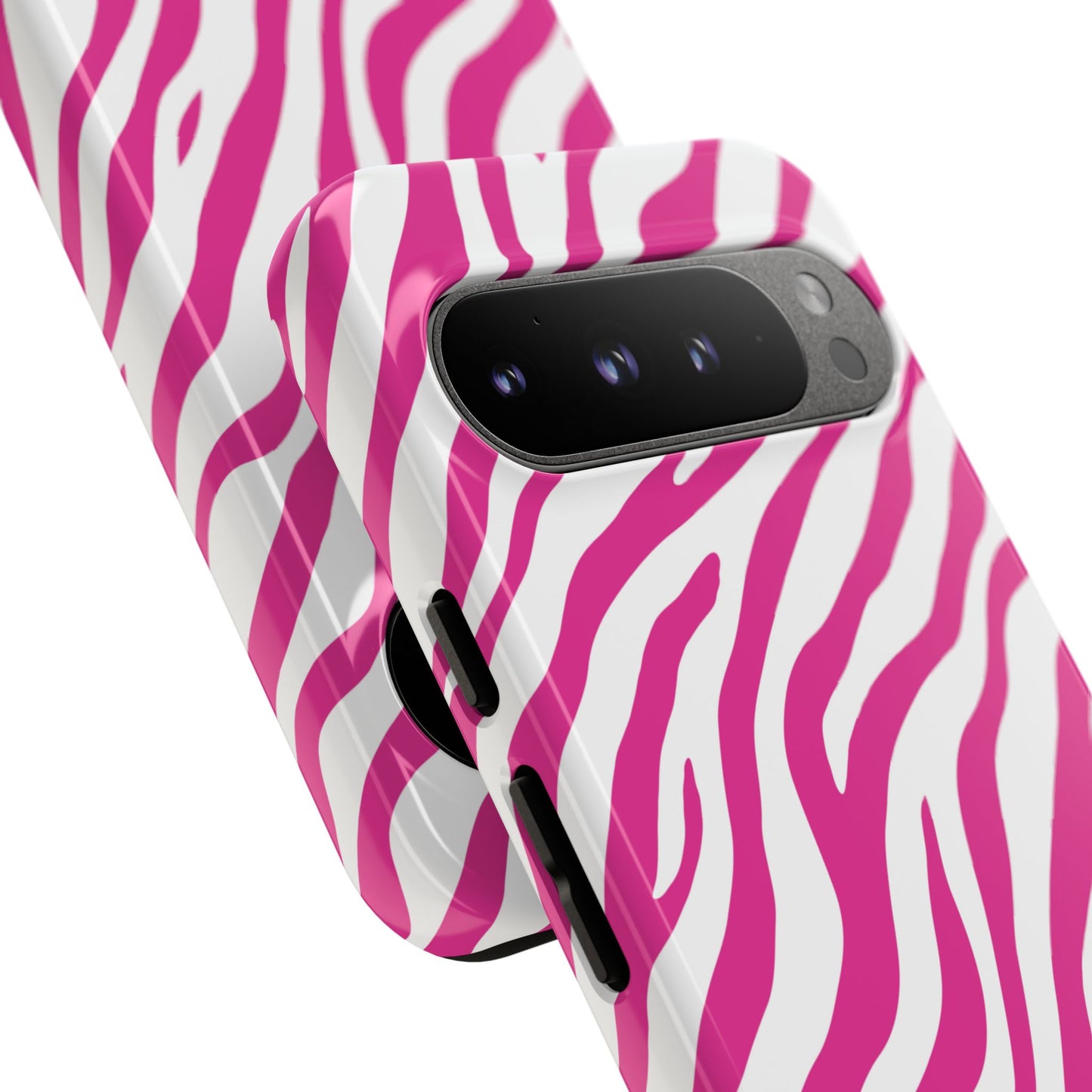 Stylish Hot Pink Zebra Print Phone Case