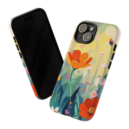 Pop Art Style Wildflower Design Phone Case - Multicolor Phone Case