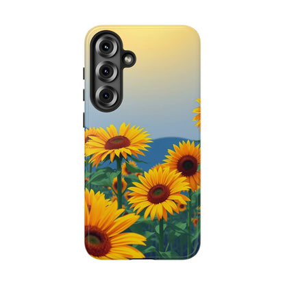 Samsung Galaxy S25 Plus / Glossy Phone Case - Sunflowers Design Phone Case