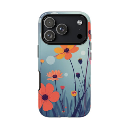 iPhone 17 Pro / Glossy Phone Case - Vibrant Wildflowers Design Phone Case