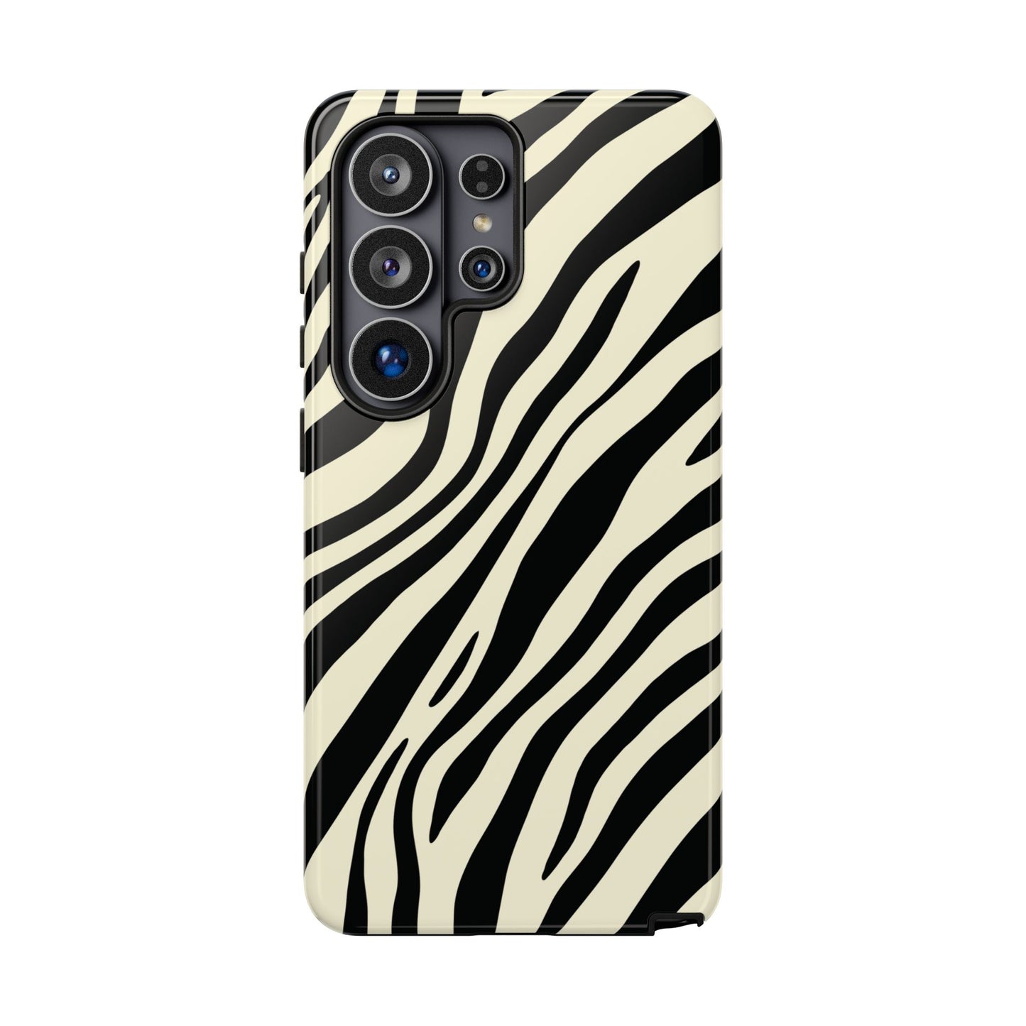 Modern Neutral Zebra Print Phone Case