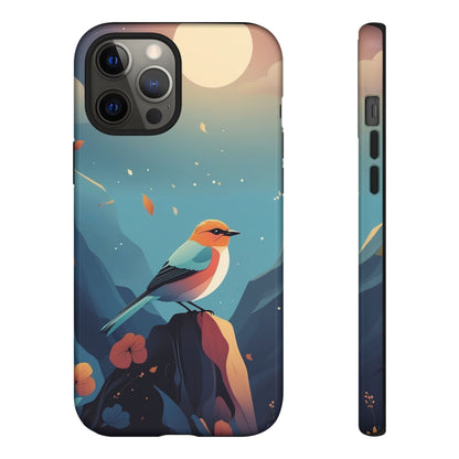 Stylised Bird Design Phone Case - Multicolor Phone Case - iPhone 12 Pro Max / Glossy