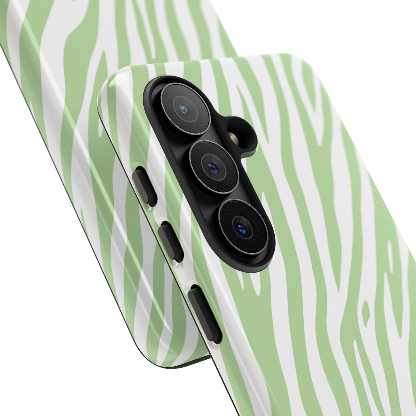 Mint Tiger Print Phone Case
