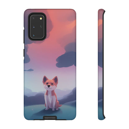 Samsung Galaxy S20+ / Glossy Phone Case - Cute Dog & Cloud Design Phone Case