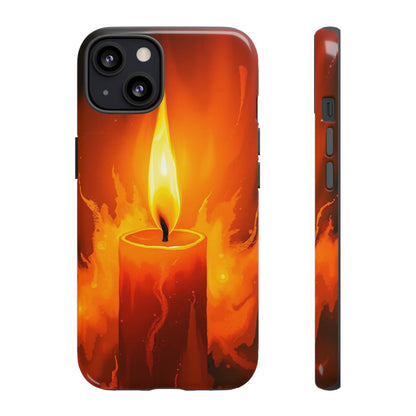 iPhone 13 / Glossy Phone Case - Red Candle Phone Case