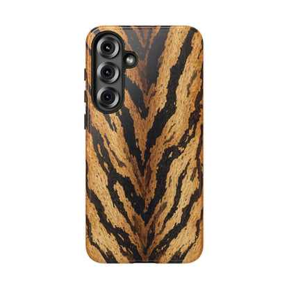 Amber Tiger Print Phone Case