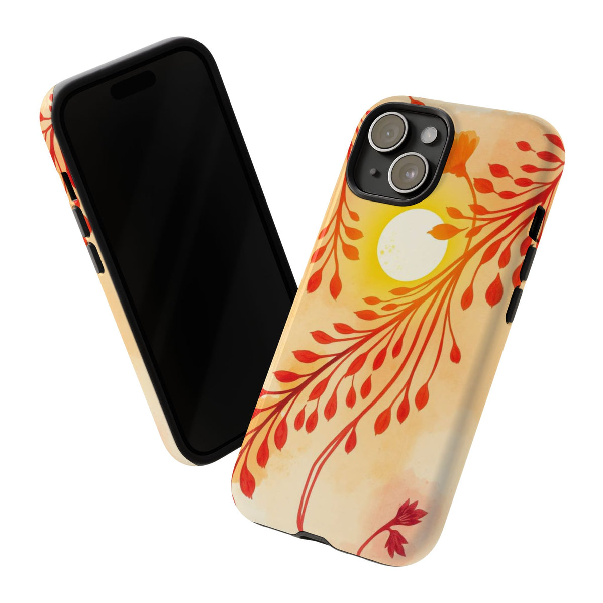 Boho Chic Watercolour Sunset Design Phone Case - Multicolor Phone Case