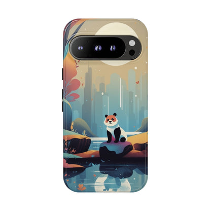 Stylised Panda Design Phone Case - Multicolor Phone Case - Google Pixel 9 Pro / Glossy
