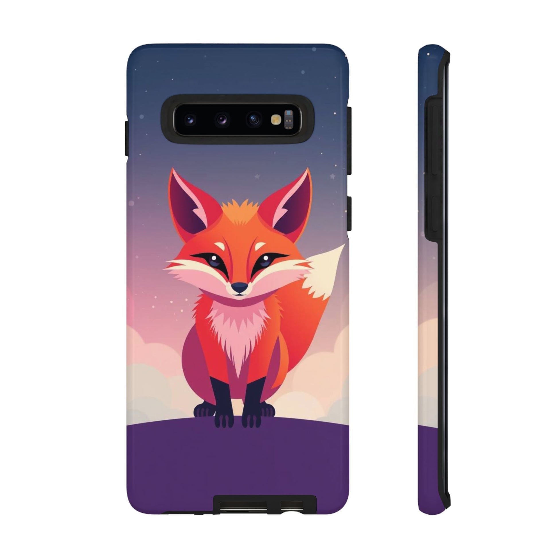 Pop Art Fox Design Phone Case - Multicolor Phone Case - Samsung Galaxy S10 / Glossy