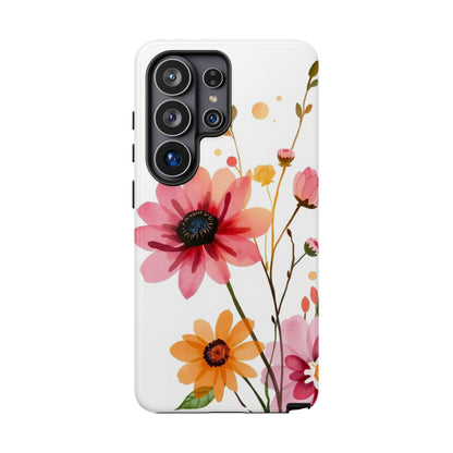 Watercolour Style Simple Wildflower Design Phone Case - Multicolor Phone Case - Samsung Galaxy S26 Ultra / Glossy