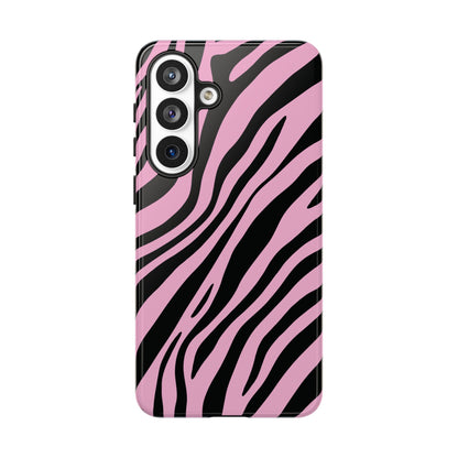 Modern Blush Zebra Print Phone Case