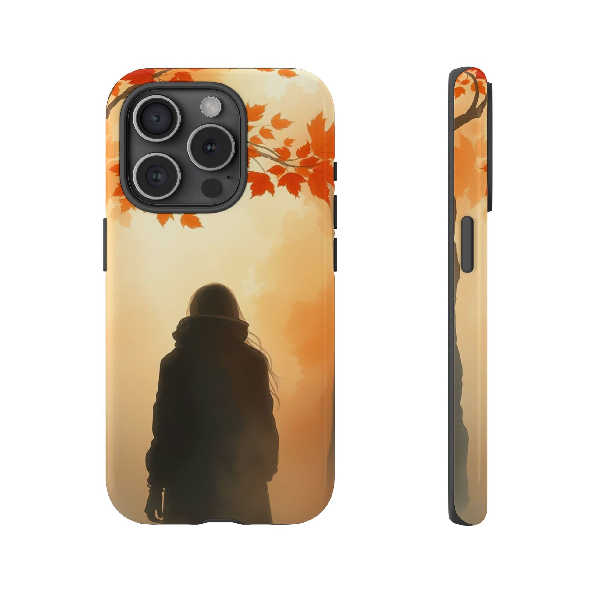 Watercolour Mysterious Woman Phone Case - Multicolor Phone Case - iPhone 15 Pro / Glossy