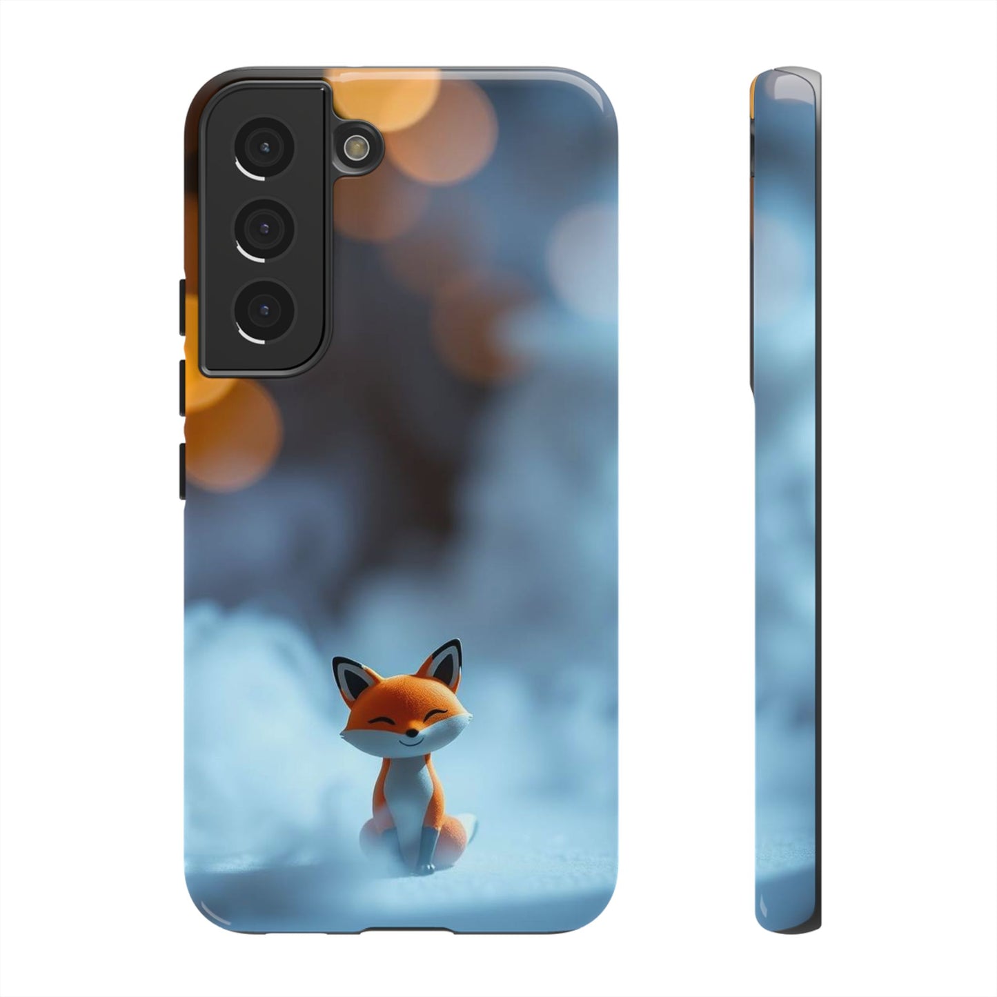 Samsung Galaxy S22 / Glossy Phone Case - Cute Misty Fox Design Phone Case