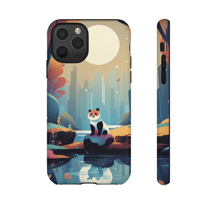 Stylised Panda Design Phone Case - Multicolor Phone Case - iPhone 11 Pro / Glossy