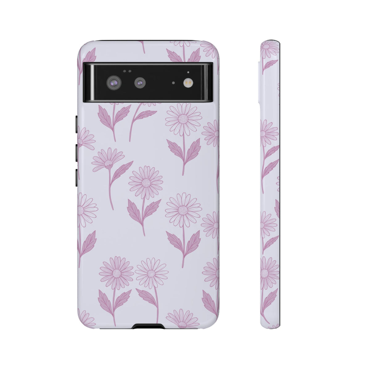 Pretty Lilac Daisy Pattern Phone Case